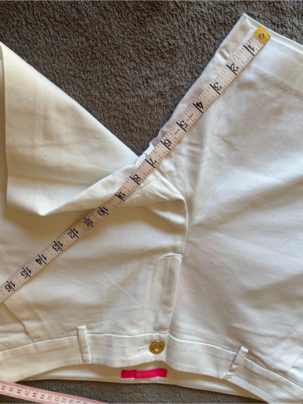 Lilly Pulitzer Bright White Cotton Bermuda Shorts - Picture 6 of 6